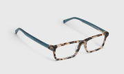 21 - Vanilla Tortoise Front and Milky Grey-Blue Temples