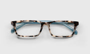 21 - Vanilla Tortoise Front and Milky Grey-Blue Temples