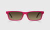 [45 - Fuschia Front and Pink with Teal Zebra Temples]