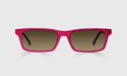 45 - Fuschia Front and Pink with Teal Zebra Temples