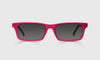 [45 - Fuschia Front and Pink with Teal Zebra Temples]