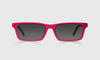 [45 - Fuschia Front and Pink with Teal Zebra Temples]