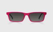 45 - Fuschia Front and Pink with Teal Zebra Temples