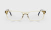 [86 - Sand Crystal Front with Blue Multi-Color Temples]