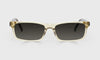 [86 - Sand Crystal Front with Blue Multi-Color Temples]