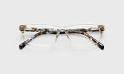 86 - Sand Crystal Front with Blue Multi-Color Temples