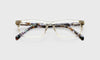 [86 - Sand Crystal Front with Blue Multi-Color Temples]