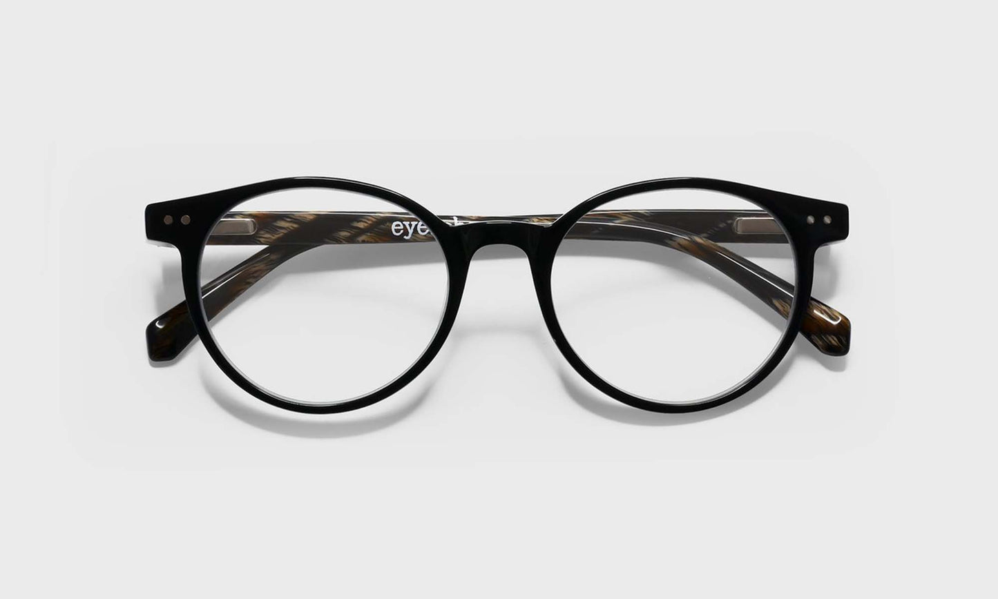 [07 - Black & Horn Front and Temples]