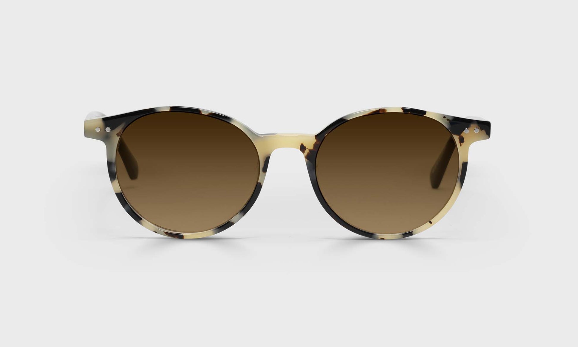 [21 - Black & White Tortoise Front with Black Temples]