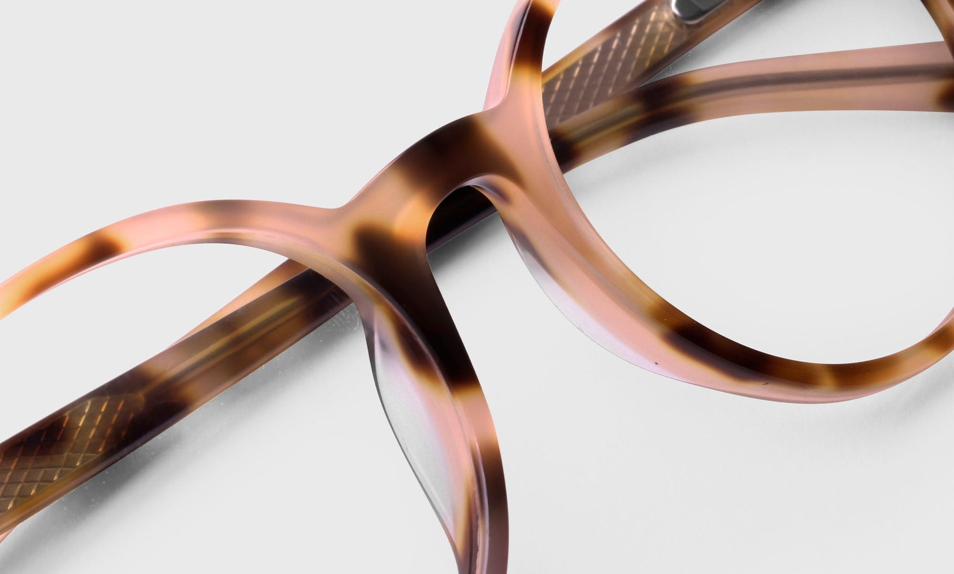 [43 - Blush Pink Tortoise Front and Temples]