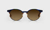 [57 - Blue Multi-Stripe Front with Light Brown Temples]