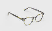 97 - Yellow, Black, & White Checker Front and Temples