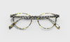 [97 - Yellow, Black, & White Checker Front and Temples]