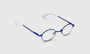 09 - Navy Metal Front and White Temples