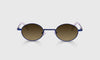 [09 - Navy Metal Front and White Temples]