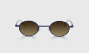 09 - Navy Metal Front and White Temples