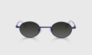 09 - Navy Metal Front and White Temples