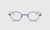 [09 - Navy Metal Front and White Temples]