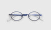 [09 - Navy Metal Front and White Temples]