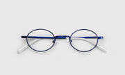 09 - Navy Metal Front and White Temples