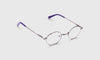 [75 - Silver Metal Front with Purple Temples]