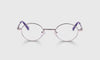 [75 - Silver Metal Front with Purple Temples]