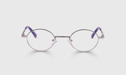 75 - Silver Metal Front with Purple Temples