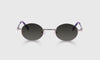 [75 - Silver Metal Front with Purple Temples]