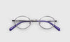 [75 - Silver Metal Front with Purple Temples]