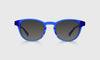 [09 - Electric Blue Crystal Front and Temples]