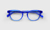 [09 - Electric Blue Crystal Front and Temples]