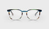 [59 - Teal Multi-Stripe Front and Teal Tortoise Temples]