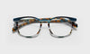 [59 - Teal Multi-Stripe Front and Teal Tortoise Temples]