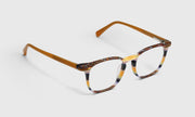 76 - Orange Multi-Stripe Front and Bronze Temples