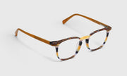 76 - Orange Multi-Stripe Front and Bronze Temples