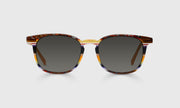 76 - Orange Multi-Stripe Front and Bronze Temples