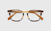 76 - Orange Multi-Stripe Front and Bronze Temples