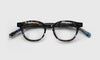 [59 - Teal and Brown Plaid Front and Temples]