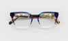 [15 - Purple Stripe Front with Tortoise Temples]