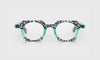 [00 - Black Chop and Teal Front and Temples]