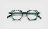 [00 - Black Chop and Teal Front and Temples]