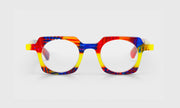 01 - Red and Yellow Multi-Color Front and Temples