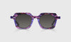 [15 - Purple, Pink, and Gold Mosaic Front and Temples]