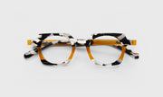 99 - Black, White, and Orange Front and Temples