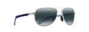 [Neutral Grey Lenses, Silver With Blue And Light Blue Frame]