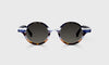 [10 - Blue Multi-Stripe Front with Navy Temples]