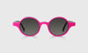 [45 - Layered Electric Pink, White, and Black Front and Temples]