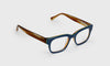 [59 - Layered Teal Front with Blonde Horn Temples]