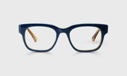 59 - Layered Teal Front with Blonde Horn Temples