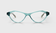 59 - Teal Crystal Front with Teal Demi Temples